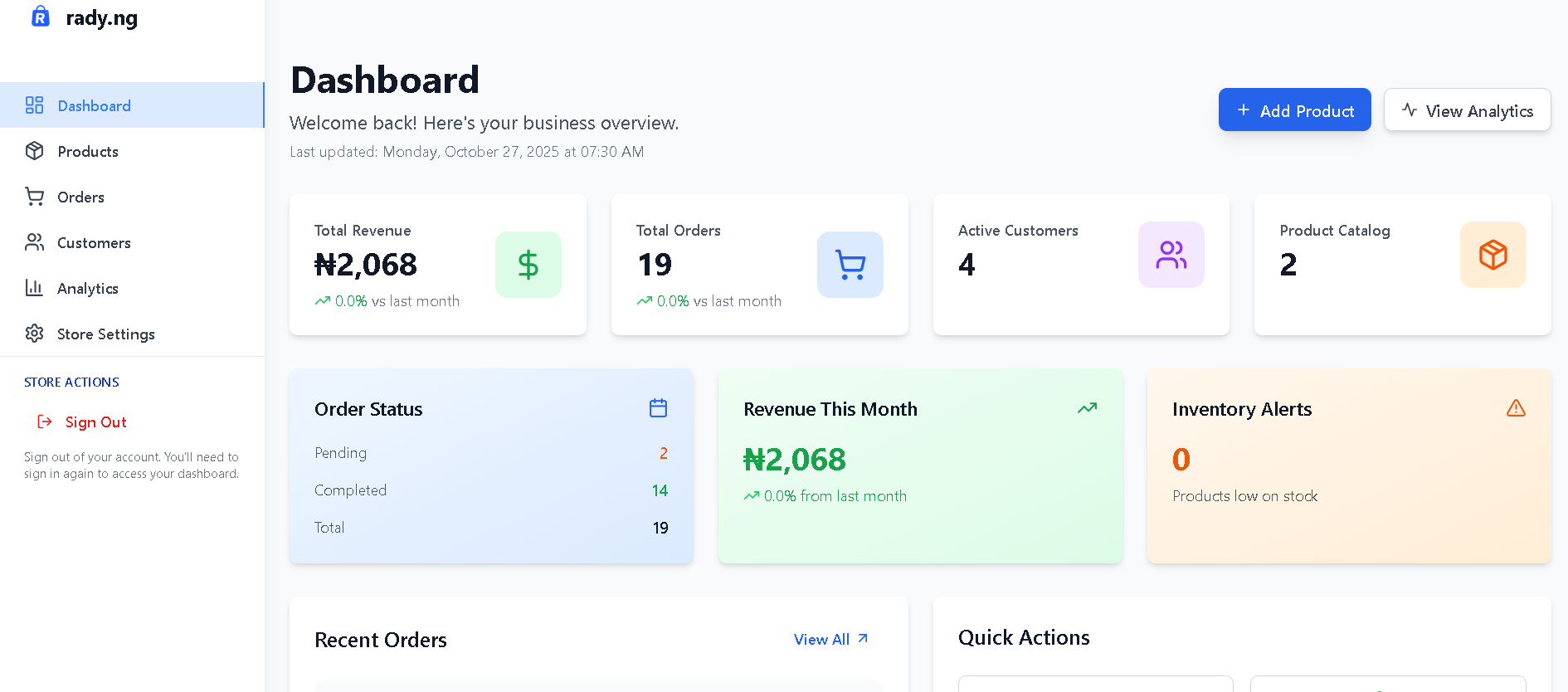 Trady.ng - Multi-Store E-commerce Platform